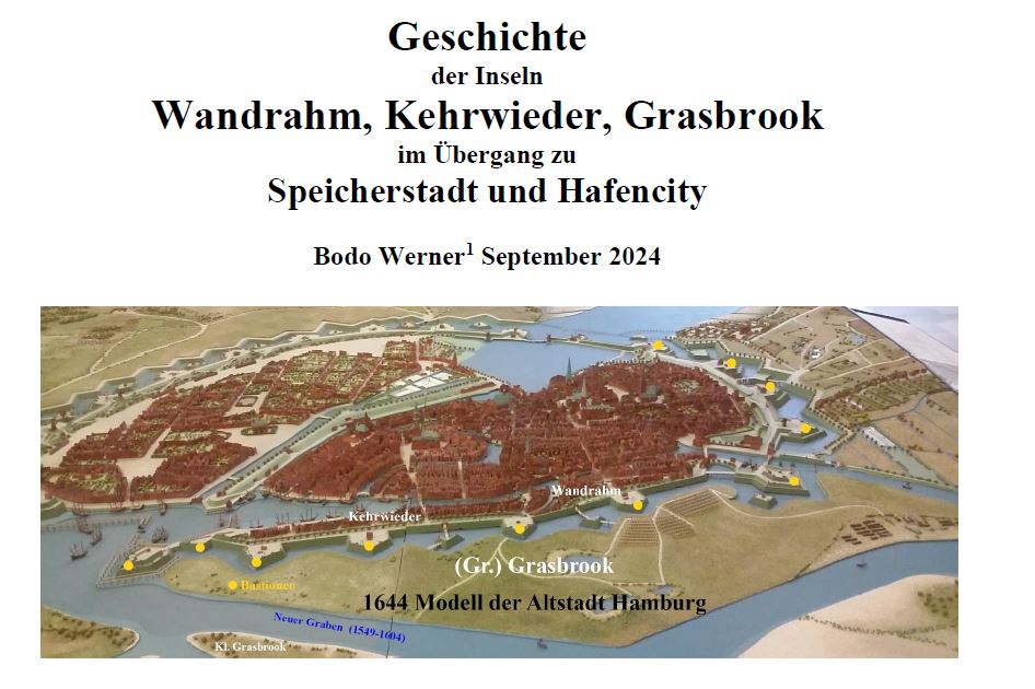 Historische Karten Titel Grasbrook